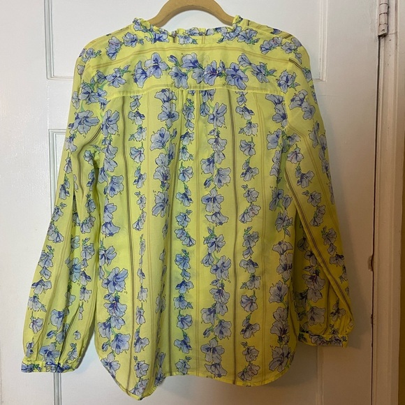 Floral Yellow Blouse - Picture 4 of 5